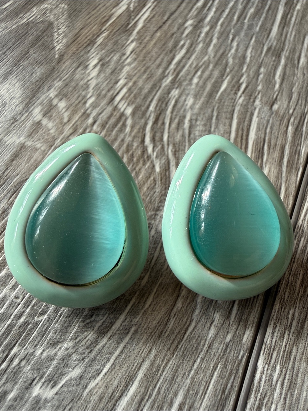 Anthropologie Geometric Colorblock Post Earrings - Picture 7 of 8